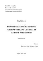 prikaz prve stranice dokumenta Usporedba tehničke izvedbe forhend i bekend udaraca te njihove preciznosti