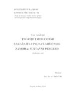 prikaz prve stranice dokumenta Teorije i mehanizmi zakašnjele pojave mišićnog zamora: sustavni pregled