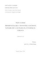 prikaz prve stranice dokumenta Diferencijacije u testovima agilnosti košarkašica i košarkaša juniorskog uzrasta