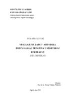 prikaz prve stranice dokumenta Veslanje na dasci - metodika poučavanja i primjena u sportskoj rekreaciji