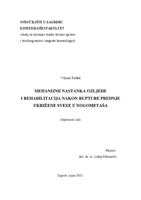 prikaz prve stranice dokumenta Mehanizmi nastanka ozljede i rehabilitacija nakon rupture prednje ukrižene sveze u nogometaša