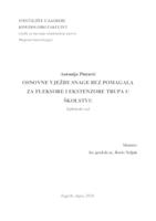 prikaz prve stranice dokumenta Osnovne vježbe snage  bez pomagala za fleksore i ekstenzore trupa u školstvu