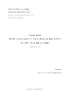 prikaz prve stranice dokumenta Žene i nogomet u hrvatskom društvu: što futsal ima s tim?