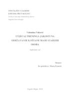 prikaz prve stranice dokumenta Utjecaj treninga jakosti na održavanje koštane mase starijih osoba