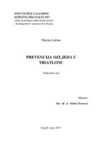 prikaz prve stranice dokumenta Prevencija ozljeda u triatlonu