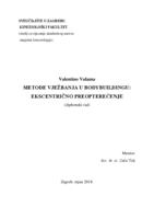 prikaz prve stranice dokumenta Metode vježbanja u bodybuildingu