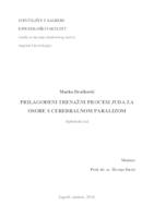 prikaz prve stranice dokumenta Prilagođeni trenažni procesi juda za osobe s cerebralnom paralizom