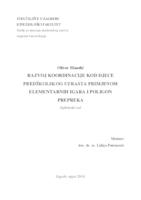 prikaz prve stranice dokumenta Razvoj koordinacije kod djece predškolskog uzrasta primjenom elementarnih igara i poligon prepreka