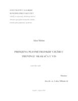 prikaz prve stranice dokumenta Primjena pliometrijskih vježbi u treningu skakača u vis