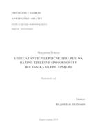 prikaz prve stranice dokumenta Utjecaj antiepileptične terapije na razinu tjelesne aktivnosti u bolesnika s epilepsijom.