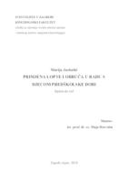 prikaz prve stranice dokumenta Primjena lopte i obruča u radu s djecom predškolske dobi