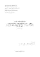 prikaz prve stranice dokumenta Primjena suvremenih sportsko rekreacijskih metoda u oružanim snagama