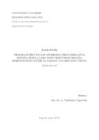 prikaz prve stranice dokumenta PROGRAM PREVENCIJE SINDROMA PRENAPREZANJA DONJEG DIJELA LEĐA KOD VRHUNSKIH SKIJAŠA KORIŠTENJEM VJEŽBI ZA JAKOST I STABILNOST TRUPA