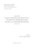 prikaz prve stranice dokumenta ANALIZA TRENDA RAZVOJA REZULTATA U DISCIPLINAMA TEHNIKE PRSNO KOD PLIVAČICA NA SVJETSKIM PRVENSTVIMA