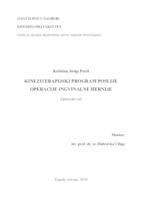 prikaz prve stranice dokumenta KINEZITERAPIJSKI PROGRAM POSLIJE OPERACIJE INGVINALNE HERNIJE