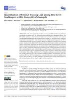 prikaz prve stranice dokumenta Quantification of External Training Load among Elite-Level Goalkeepers within Competitive Microcycle