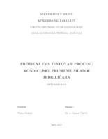 prikaz prve stranice dokumenta Primjena FMS testova u procesu kondicijske pripreme mladih jedriličara