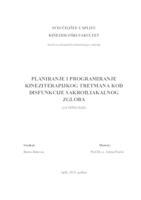 prikaz prve stranice dokumenta Planiranje i programiranje kineziterapijskog tretmana kod disfunkcije sakroiliakalnog zgloba