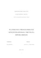 prikaz prve stranice dokumenta Planiranje i programiranje kineziterapijskog tretmana hiperlordoze