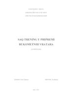 prikaz prve stranice dokumenta SAQ trening u pripremi rukometnih vratara 