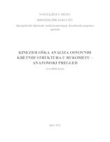 prikaz prve stranice dokumenta Kineziološka analiza osnovnih kretnih struktura u rukometu - anatomski pregled