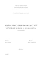 prikaz prve stranice dokumenta Kondicijska priprema nogometaša juniorske dobi od 16 do 18 godina