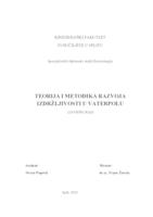 prikaz prve stranice dokumenta Teorija i metodika razvoja izdržljivosti u vaterpolu