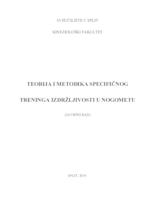 prikaz prve stranice dokumenta Teorija i metodika specifičnog treninga izdržljivosti u nogometu