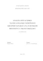 prikaz prve stranice dokumenta Analiza situacijsko-natjecateljske uspješnosti kružnih napadača na Svjetskom prvenstvu u Francuskoj 2017.