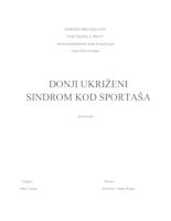 prikaz prve stranice dokumenta Donji ukriženi sindrom kod sportaša