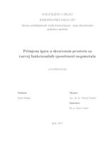 prikaz prve stranice dokumenta Primjena igara u skraćenom prostoru za razvoj funkcionalnih sposobnosti nogometaša