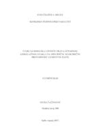 prikaz prve stranice dokumenta Utjecaj dodatka i finoće mliva otpadnog ambalažnog stakla na specifičnu električnu provodnost cementne paste