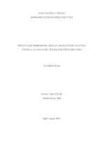 prikaz prve stranice dokumenta Ispitivanje prirodnog zeolita različitih veličina čestica za sanaciju živom onečišćenih voda