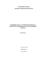 prikaz prve stranice dokumenta Kemijski sastav i antikolinesterazna aktivnost eteričnih ulja dalmatinskog buhača