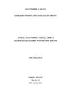 prikaz prve stranice dokumenta Analiza uzastopnog vezanja i regeneracije cinka na zeolitu postupkom u koloni