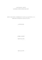 prikaz prve stranice dokumenta Ispitivanje odziva membrane na bazi Ag2S:AgCl:PTFE=1:1:2 s udjelom nanočestica ZnO 0.2, 0.4, 0.6%