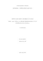 prikaz prve stranice dokumenta Ispitivanje odziva membrana na bazi FePO4 : Ag2S : PTFE = 1 : 1 : 2 pri pH vrijednostima 1 i 1,5 u otopinama FeCl3 i Fe(NO3)3