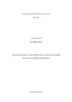 prikaz prve stranice dokumenta Utjecaj primjene TS ISO 9002:2016 na implementaciju sustava upravljanja kvalitetom