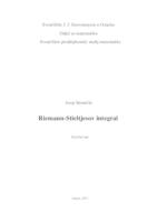 prikaz prve stranice dokumenta Riemann - Stieltjesov integral