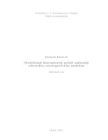 prikaz prve stranice dokumenta Modeliranje koncentracije peludi ambrozije vektorskim autoregresivnim modelom