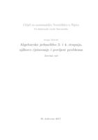 prikaz prve stranice dokumenta ALGEBARSKE JEDNADŽBE 3. I 4. STUPNJA, POVIJEST PROBLEMA