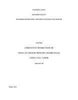 prikaz prve stranice dokumenta Učinkovitost rehabilitacije na Odjelu za fizikalnu medicinu i rehabilitaciju Sušak u 2012. godini