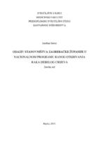 prikaz prve stranice dokumenta ODAZIV STANOVNIŠTVA ZAGREBAČKE ŽUPANIJE U NACIONALNOM PROGRAMU RANOG OTKRIVANJA RAKA DEBELOG CRIJEVA 