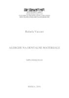 prikaz prve stranice dokumenta Alergije na dentalne materijale