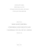 prikaz prve stranice dokumenta Mortalitet liječnika u Primorsko-goranskoj županiji u razdoblju od 1994. do 2012. godine