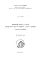 prikaz prve stranice dokumenta Sestrinski pristup u ranom poslijeoperacijskom razdoblju nakon ugradnje endoproteze kuka