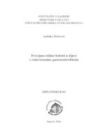 prikaz prve stranice dokumenta Procjena težine bolesti u djece s rotavirusnim gastroenteritisom