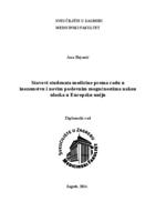 prikaz prve stranice dokumenta Stavovi studenata medicine prema radu u inozemstvu i novim poslovnim mogućnostima nakon ulaska u Europsku uniju