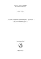 prikaz prve stranice dokumenta Značaj kombinirane terapije u liječenju šećerne bolesti tipa 2