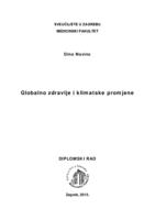 prikaz prve stranice dokumenta Globalno zdravlje i klimatske promjene